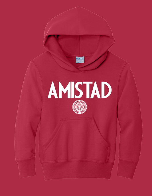 AMISTAD Red Hooded Sweatshirt