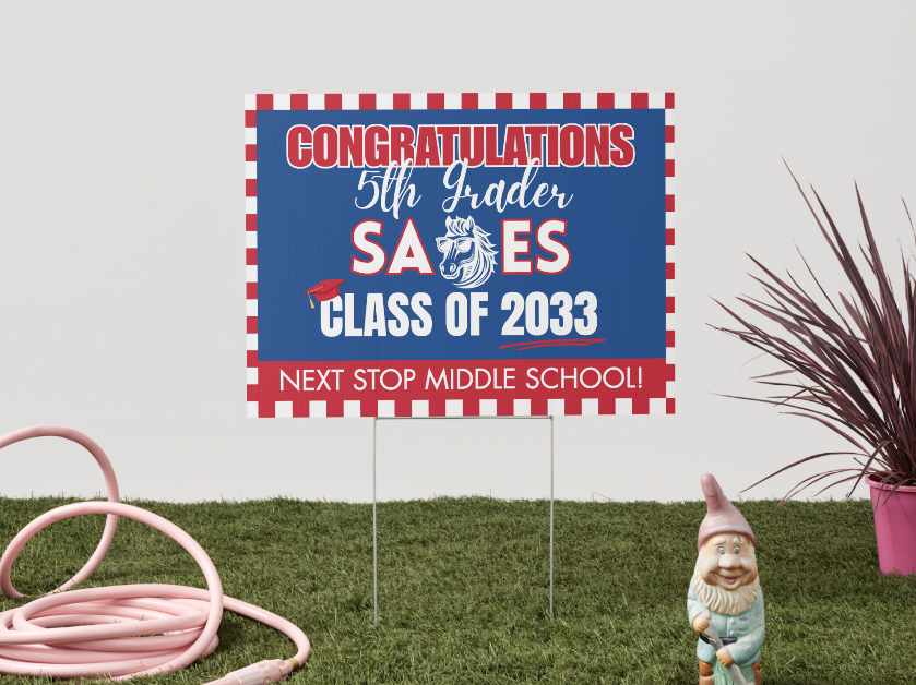 5th Grade Yard Sign
