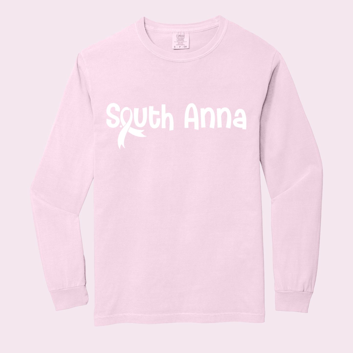 South Anna Pink Ribbon Long Sleeve Tee